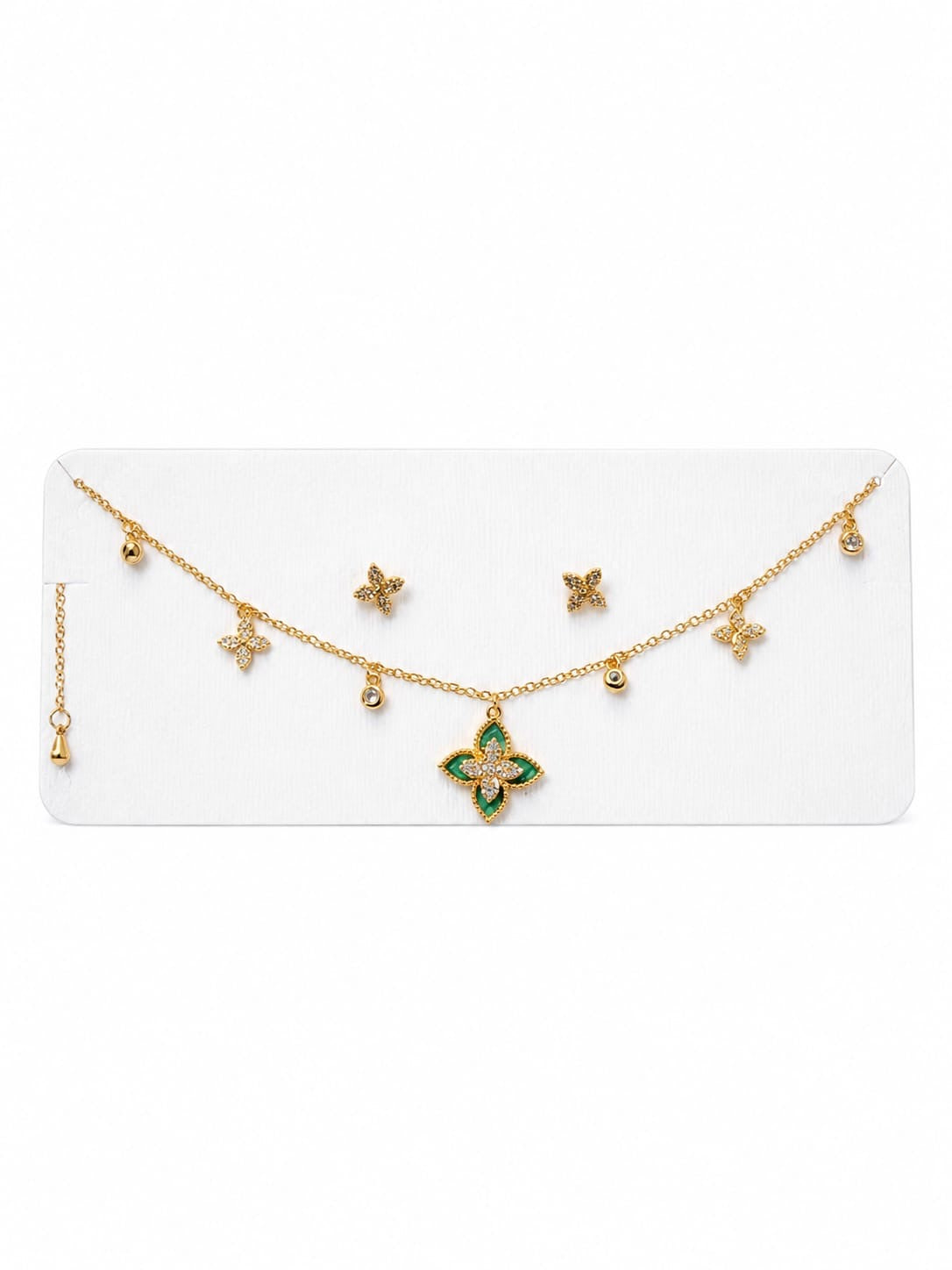 Stainless Steel Necklace & Earrings Collection