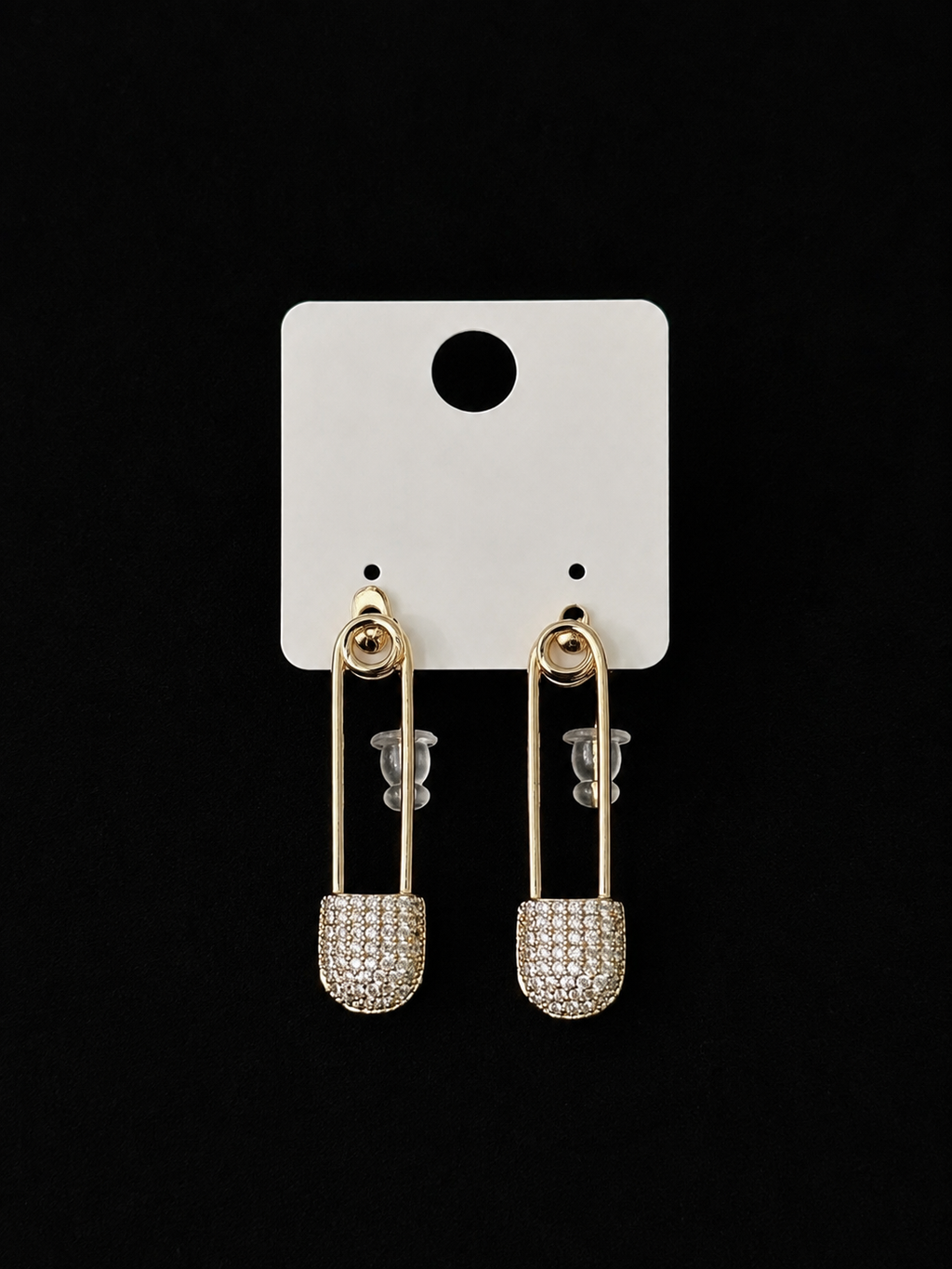 Gold-Plated Stainless Steel Earrings
