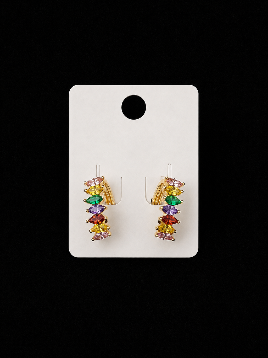 Gold-Plated Stainless Steel Earrings