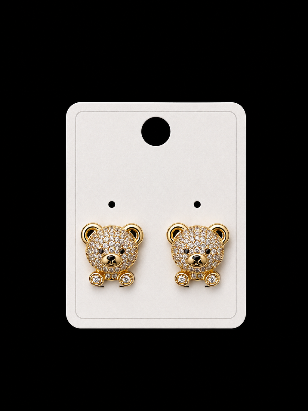 Gold-Plated Stainless Steel Earrings