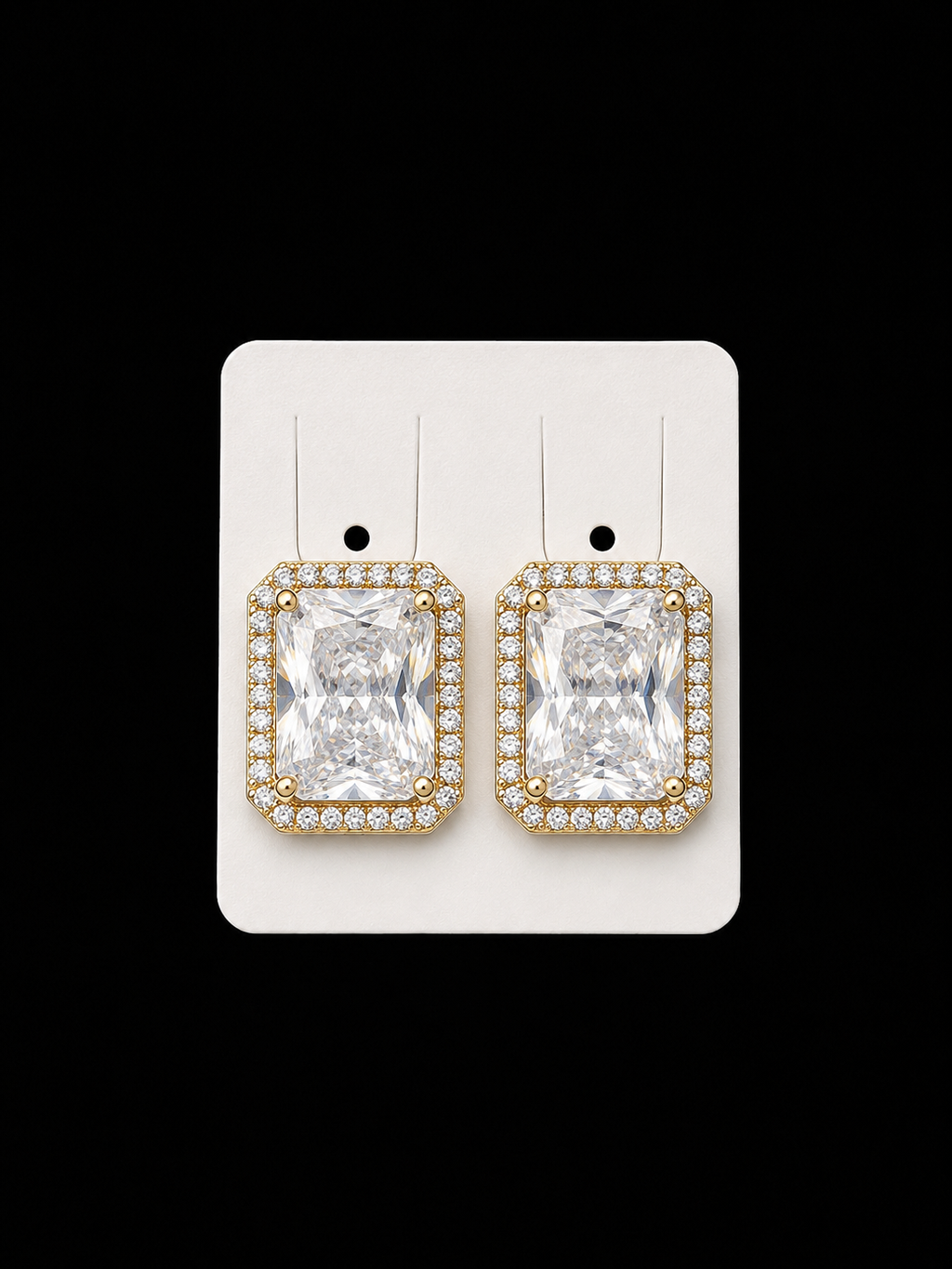 Gold-Plated Stainless Steel Earrings