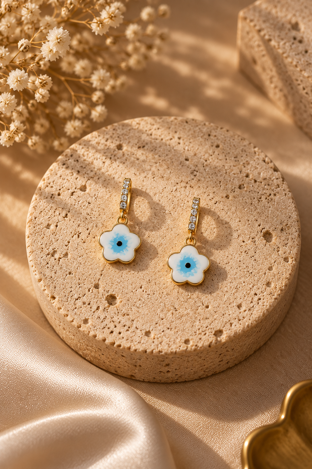 Gold-Plated Stainless Steel Earrings