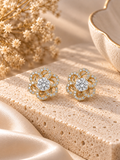Gold-Plated Stainless Steel Earrings