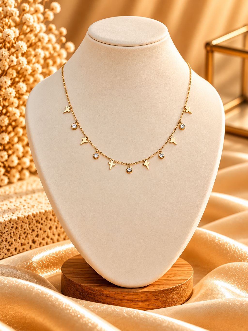 Gold-Plated Stainless Steel Necklace