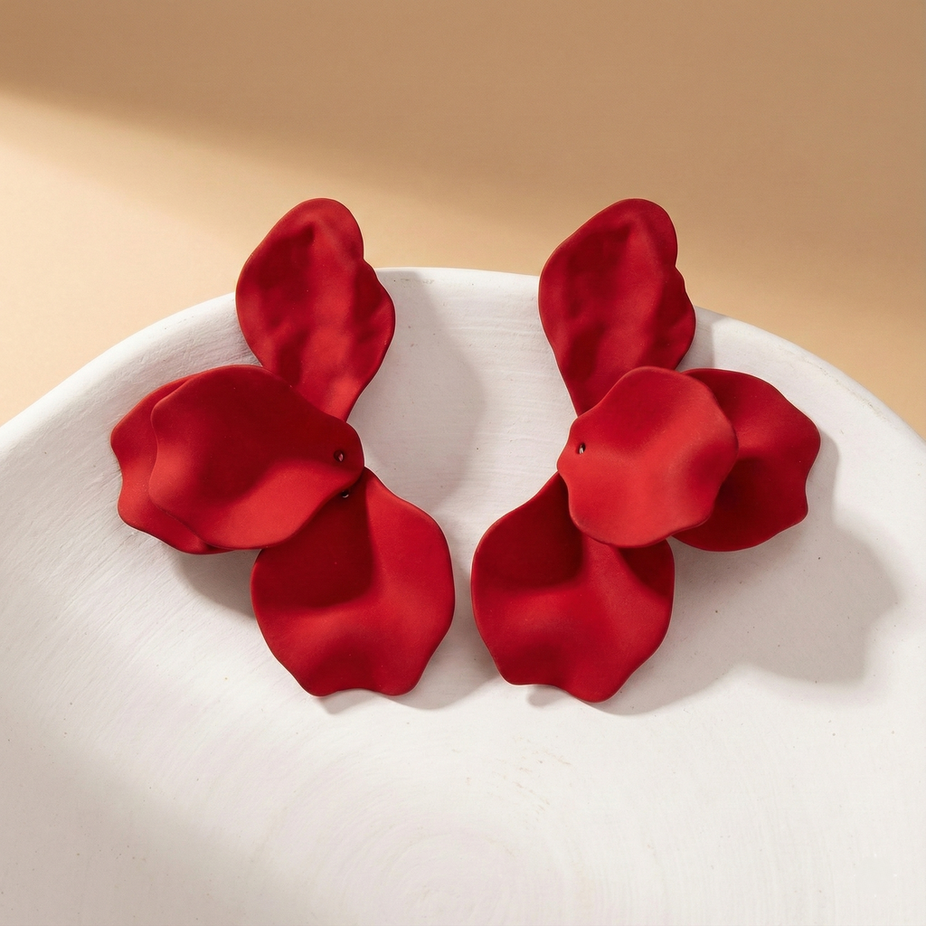 Velvet Rose Earrings