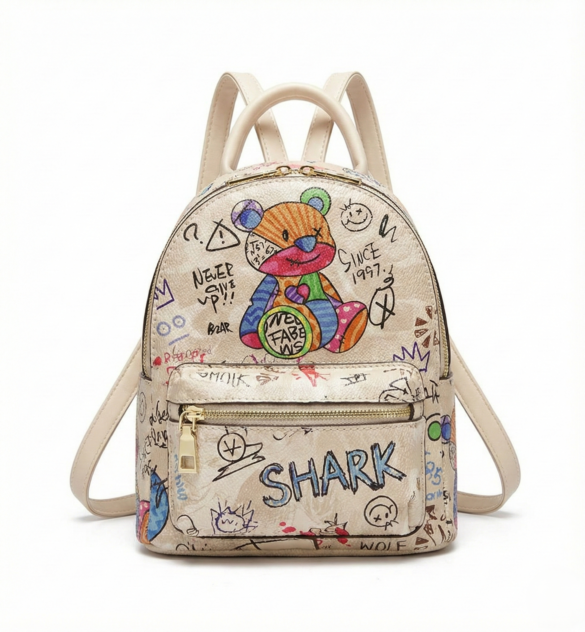 Graffiti Bear Mini Backpack
