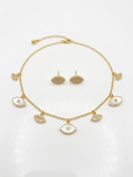 Stainless Steel Necklace & Earrings Collection