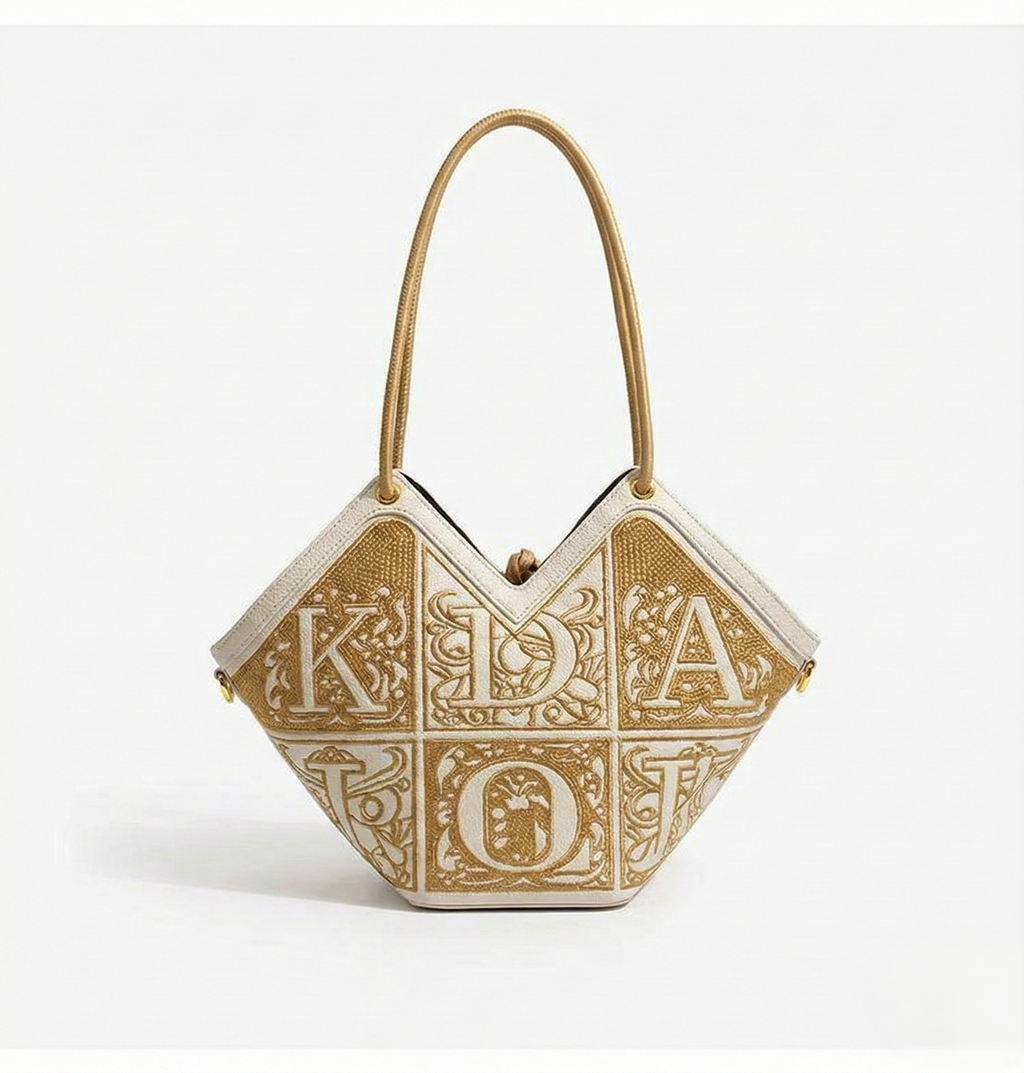 Diamond Mosaic-Luxe Tote Bag