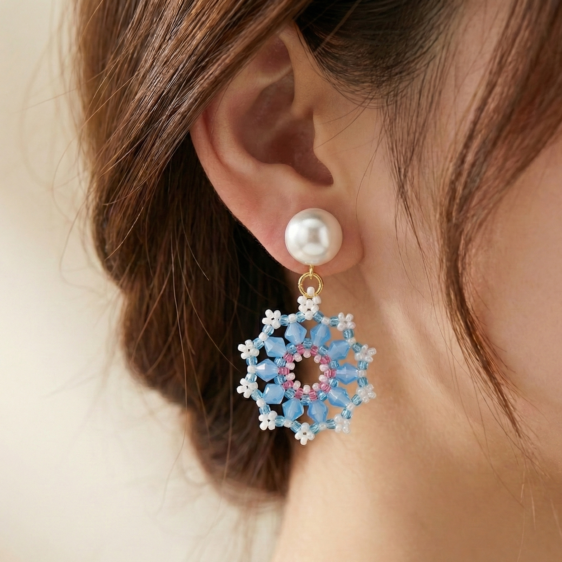 Frosty Flora Earrings