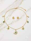 Stainless Steel Necklace & Earrings Collection