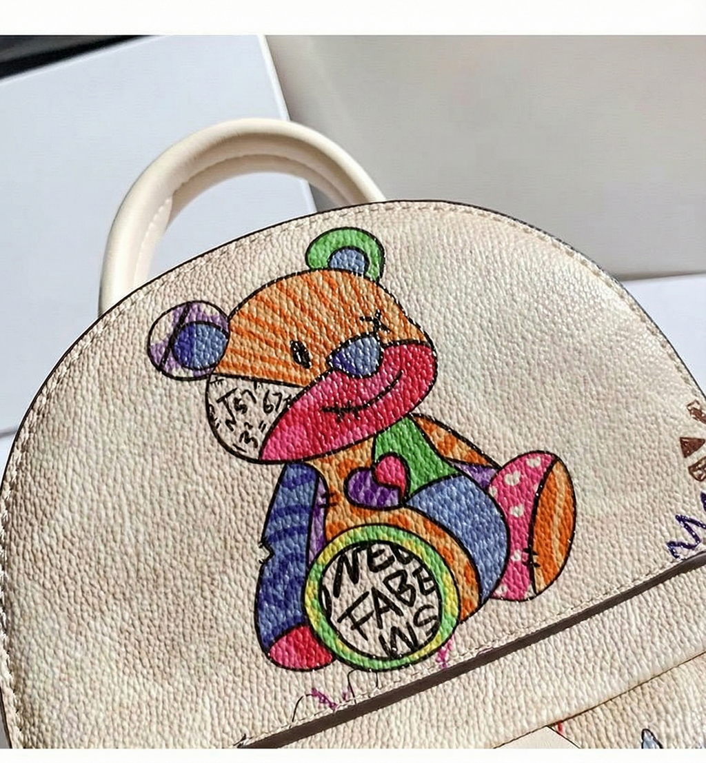 Graffiti Bear Mini Backpack