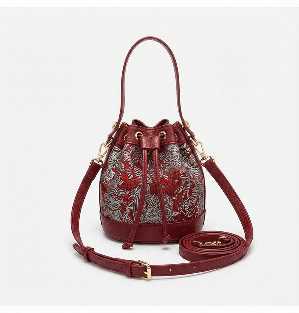 Crimson Epos Bucket Bag