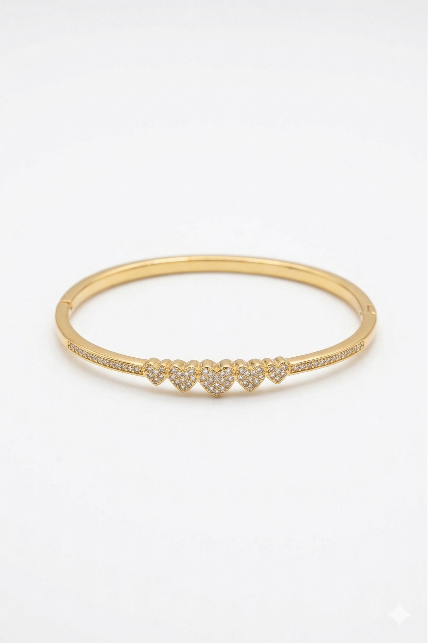 Heart Row Bracelet