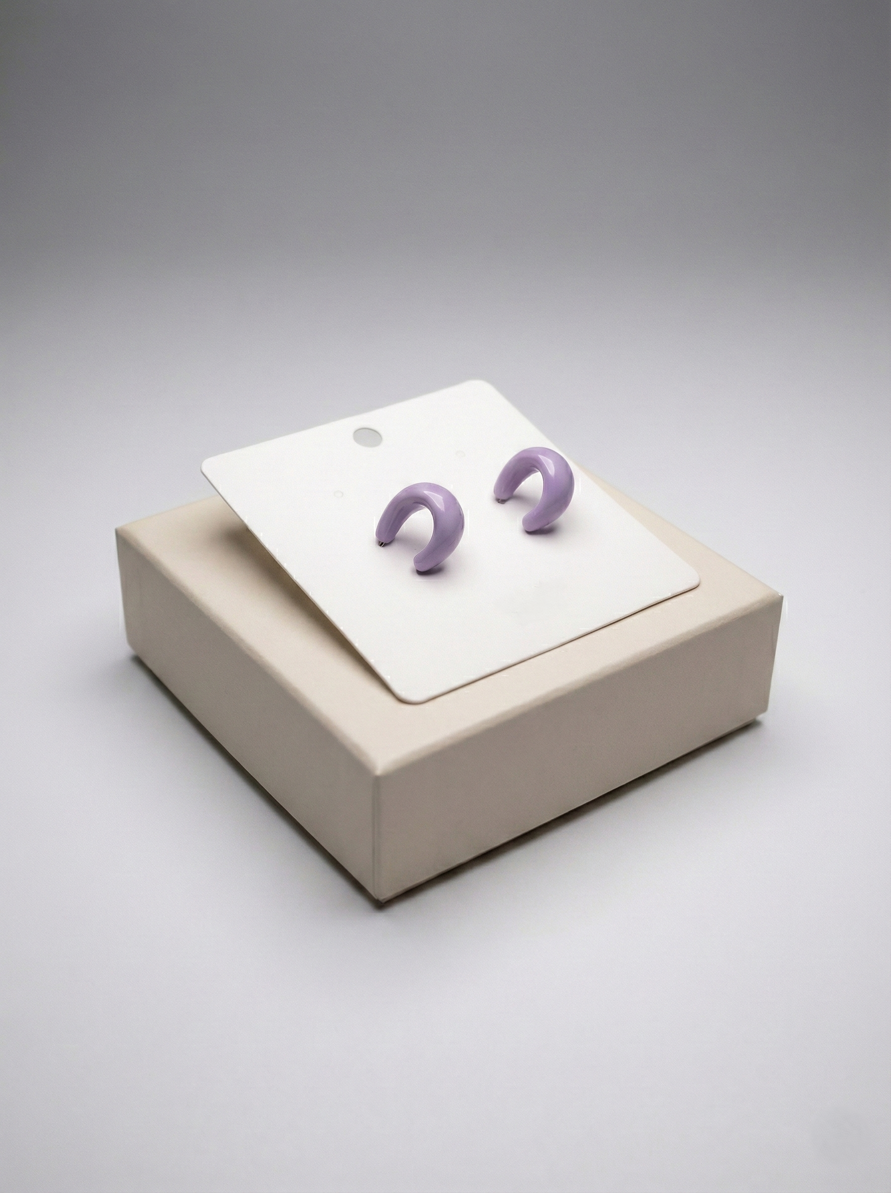 Lucid Curve Stud Earrings