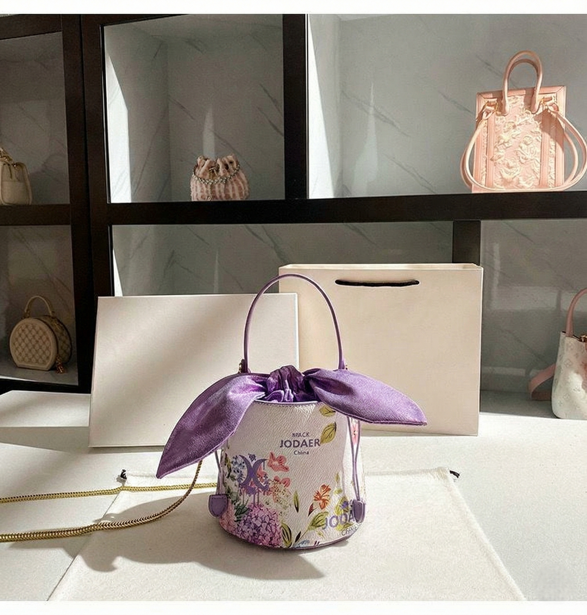 Mack Jodaer Lavender Bucket Bag