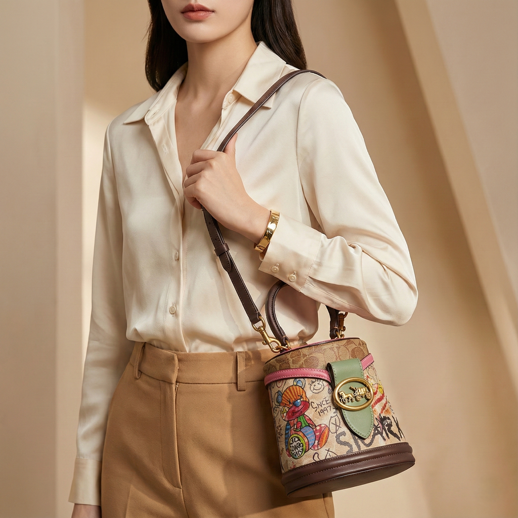 Graffiti Gala Bucket Bag