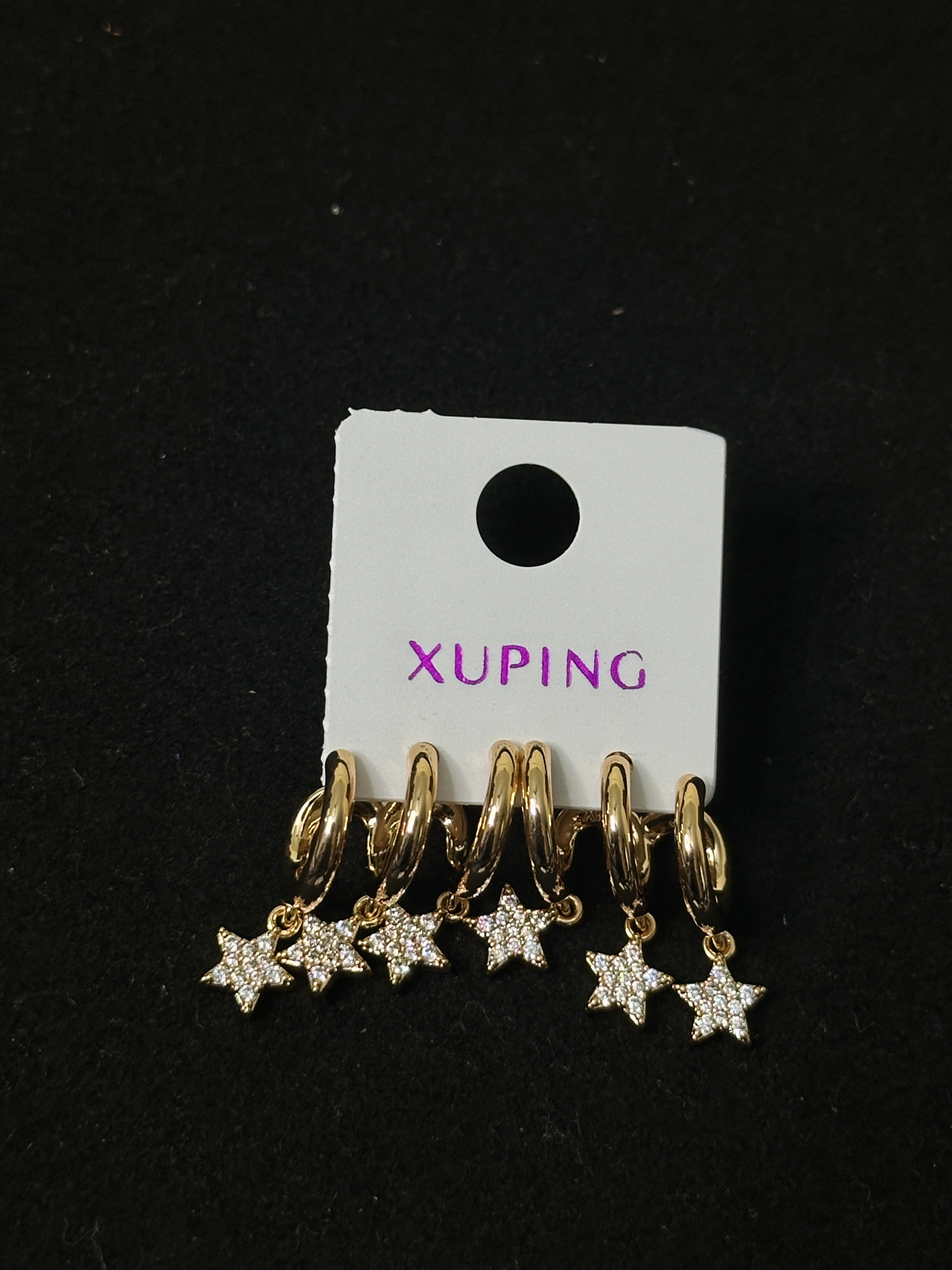 Gold-Plated Stainless Steel Earrings