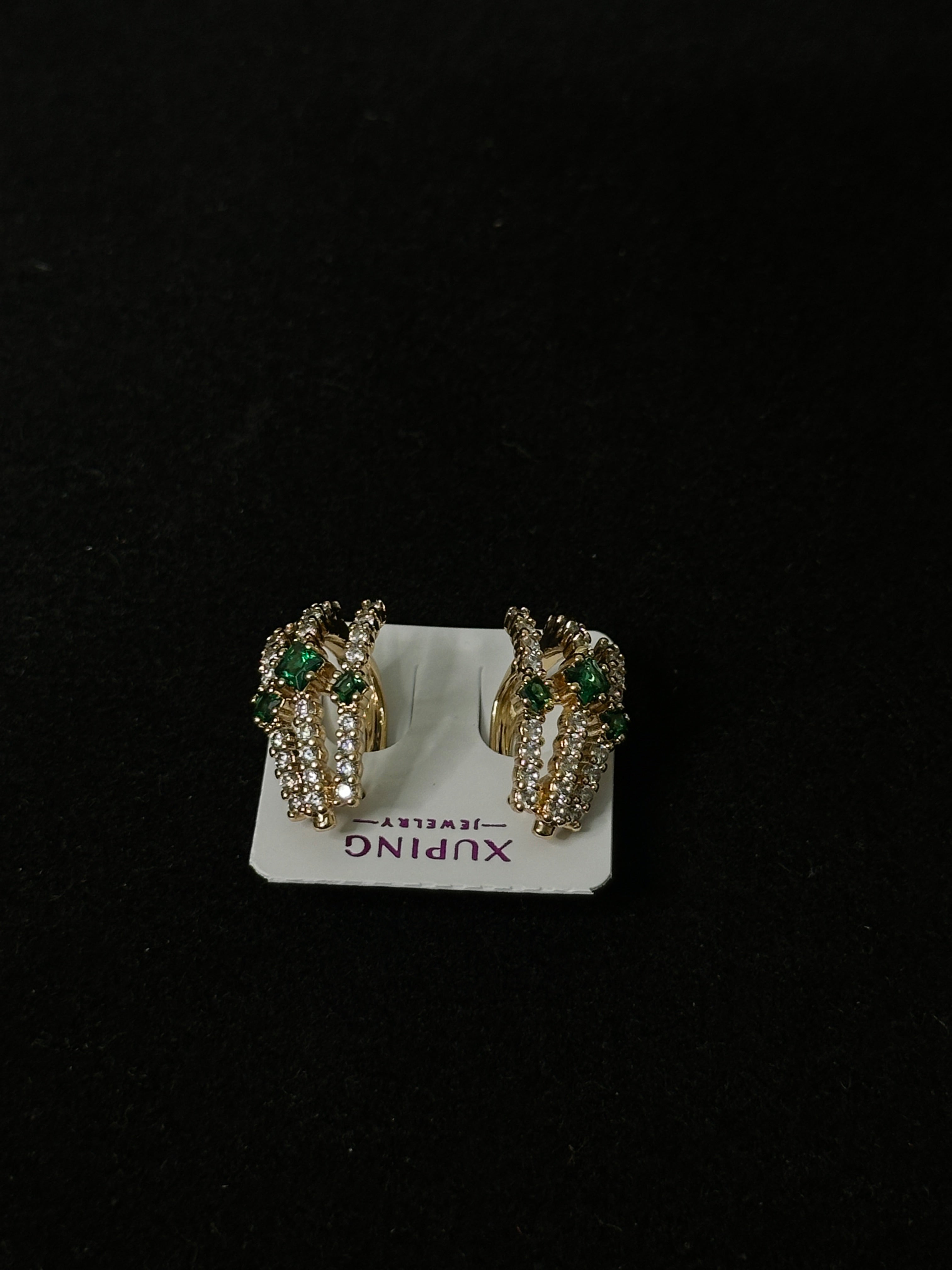 Gold-Plated Stainless Steel Earrings