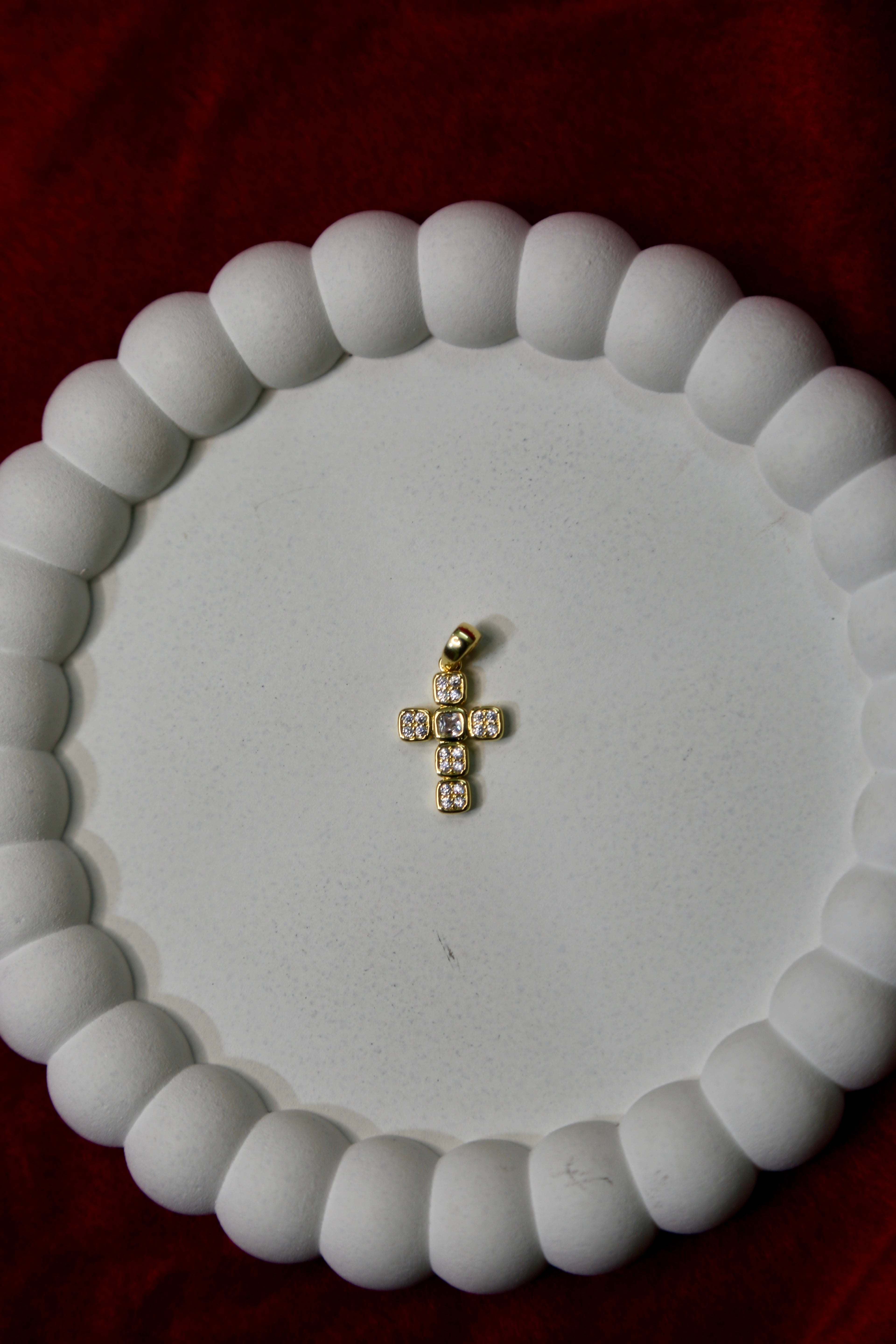 The Cushion Cross Pendant