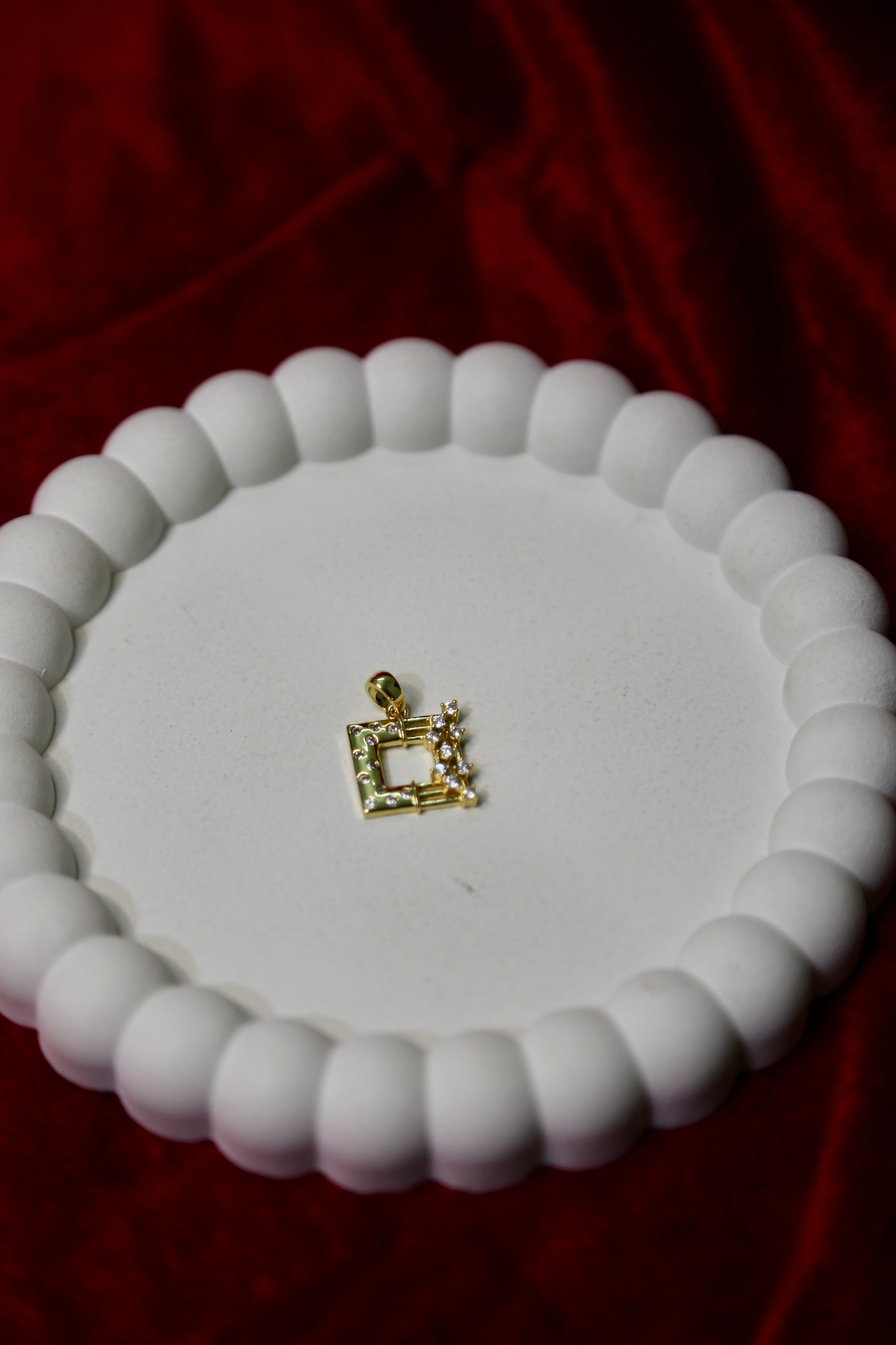 The Diamond Frame Star Pendant