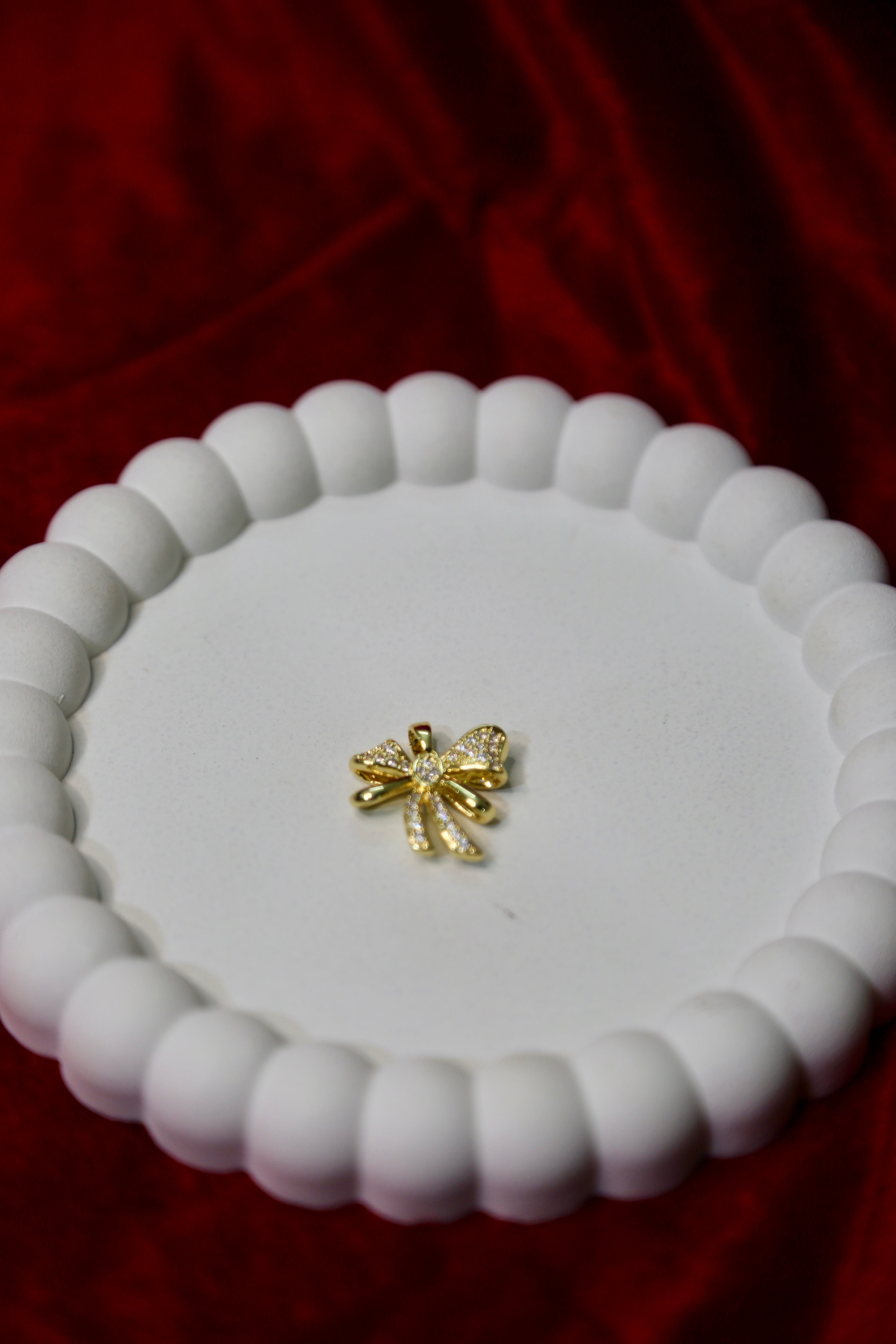 The Crystal Bow Pendant