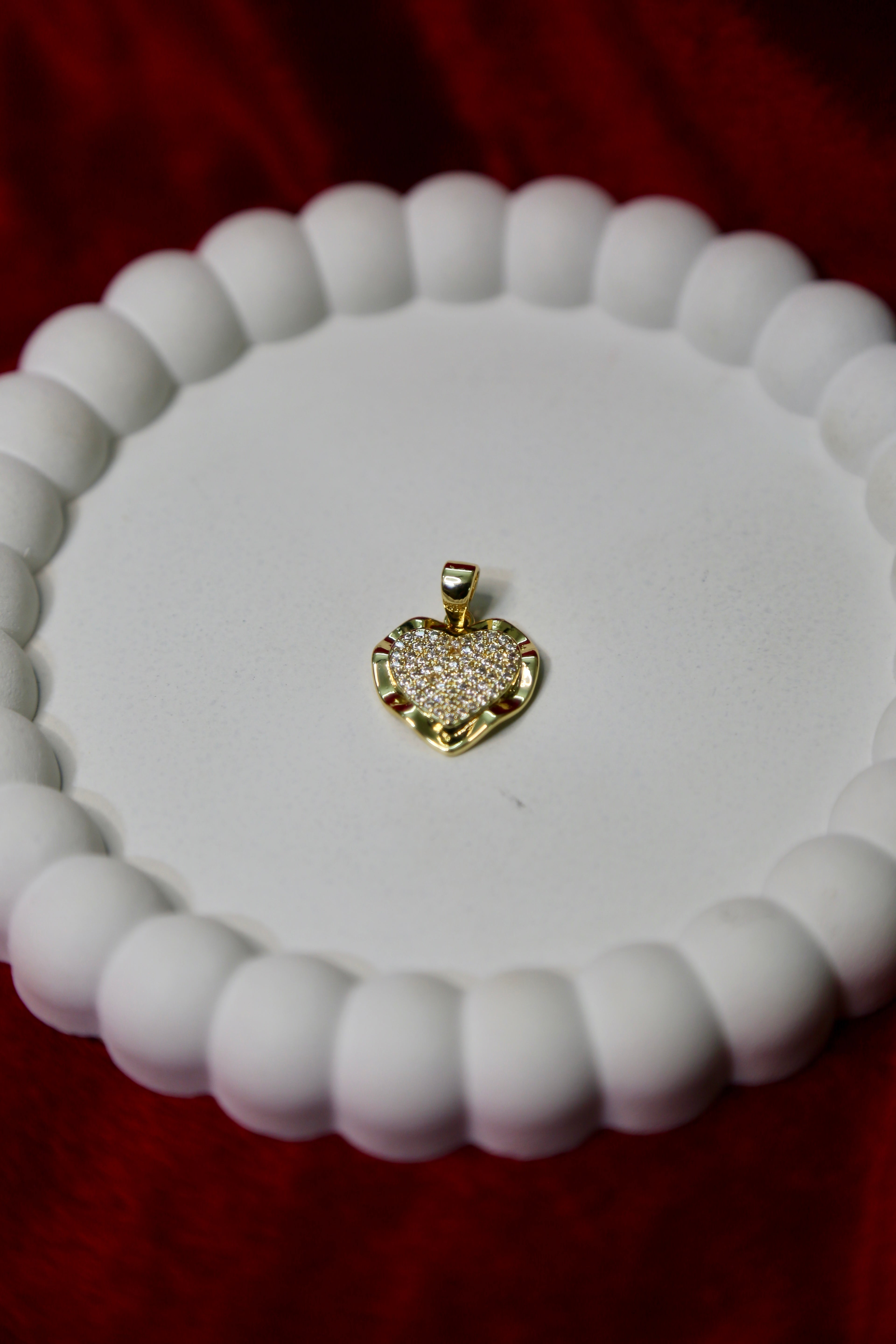 The Full Pave Heart Pendant