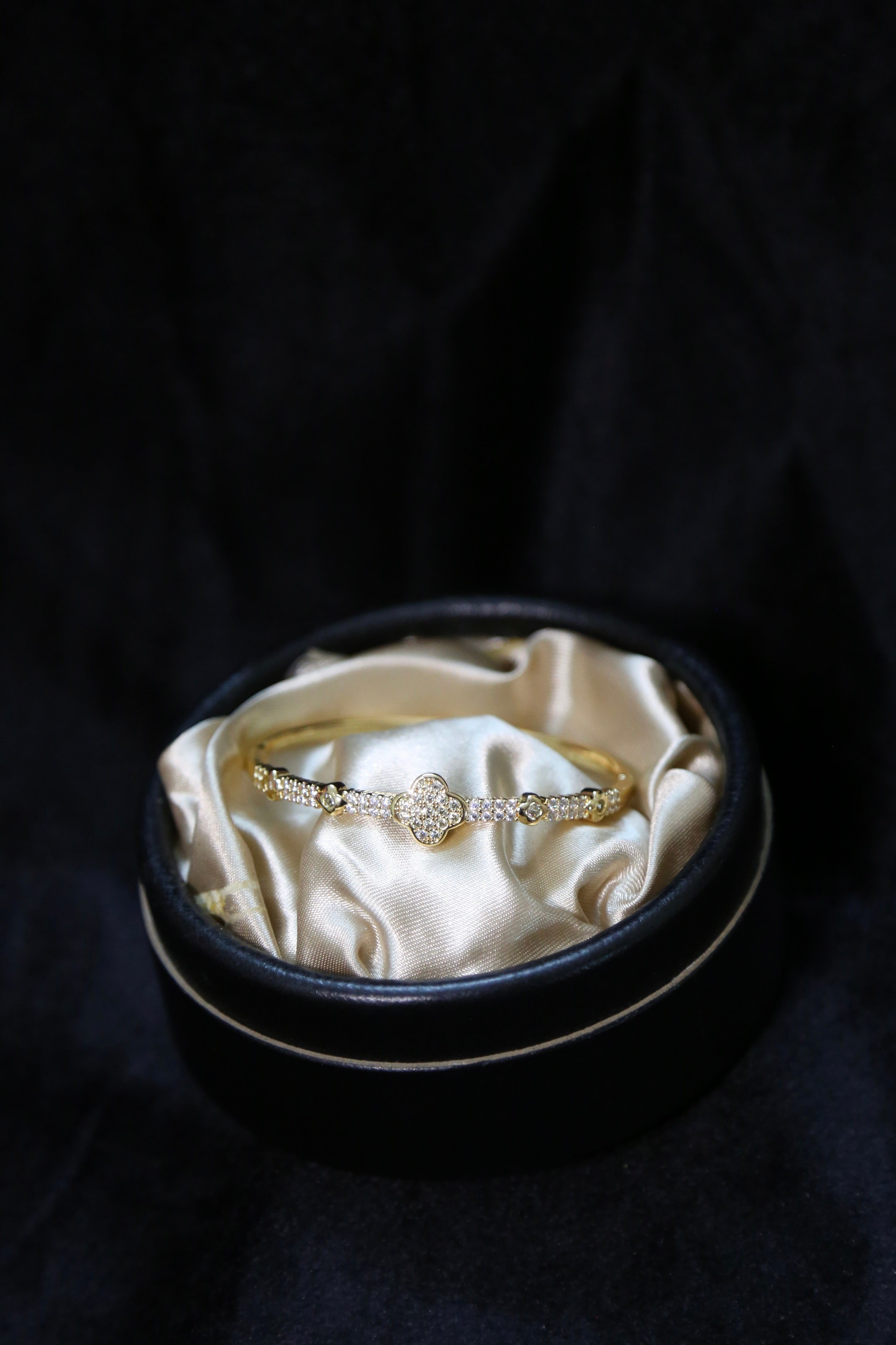 Gilded Clover Bracelet