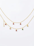 Stainless Steel Necklace - Multicolor