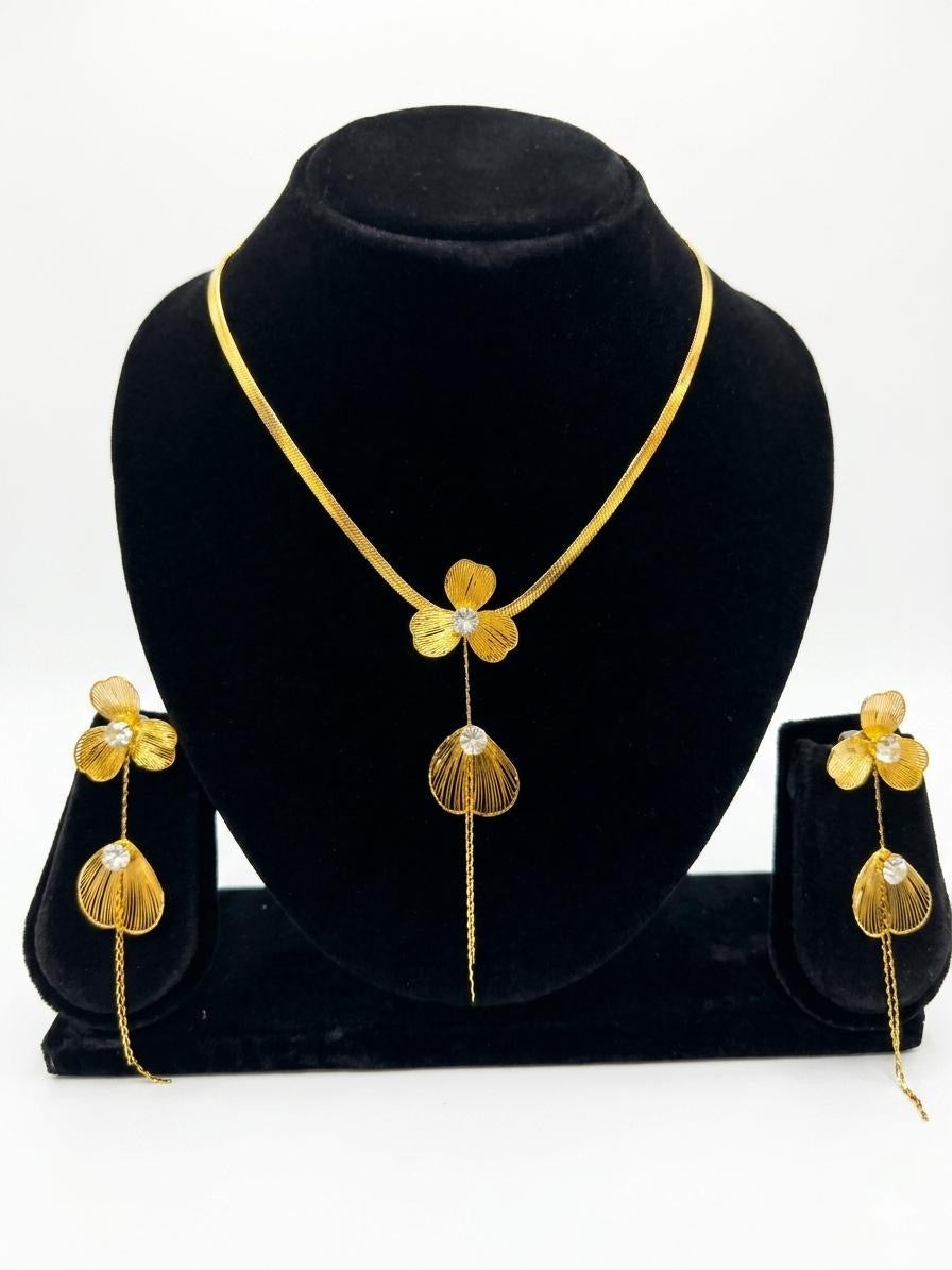 Stainless Steel Necklace & Earrings Collection