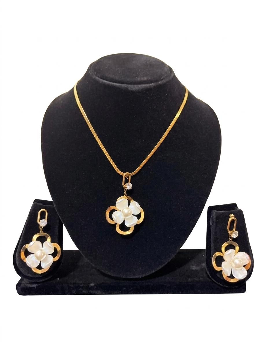 Stainless Steel Necklace & Earrings Collection
