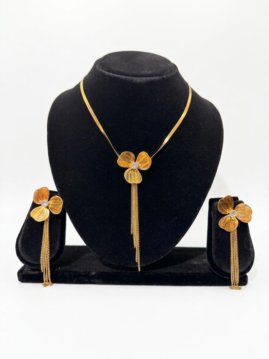 Stainless Steel Necklace & Earrings Collection