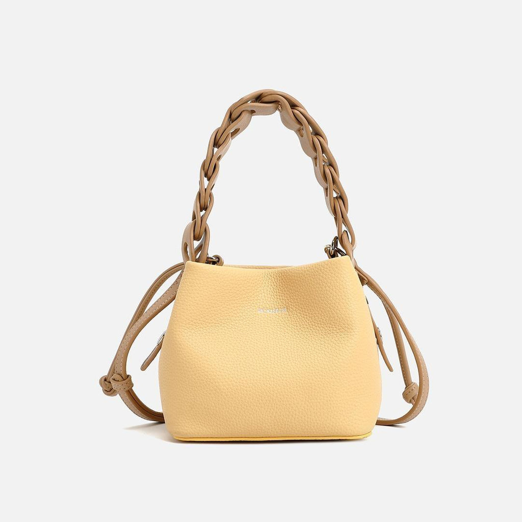 Elara Braided Bucket Bag