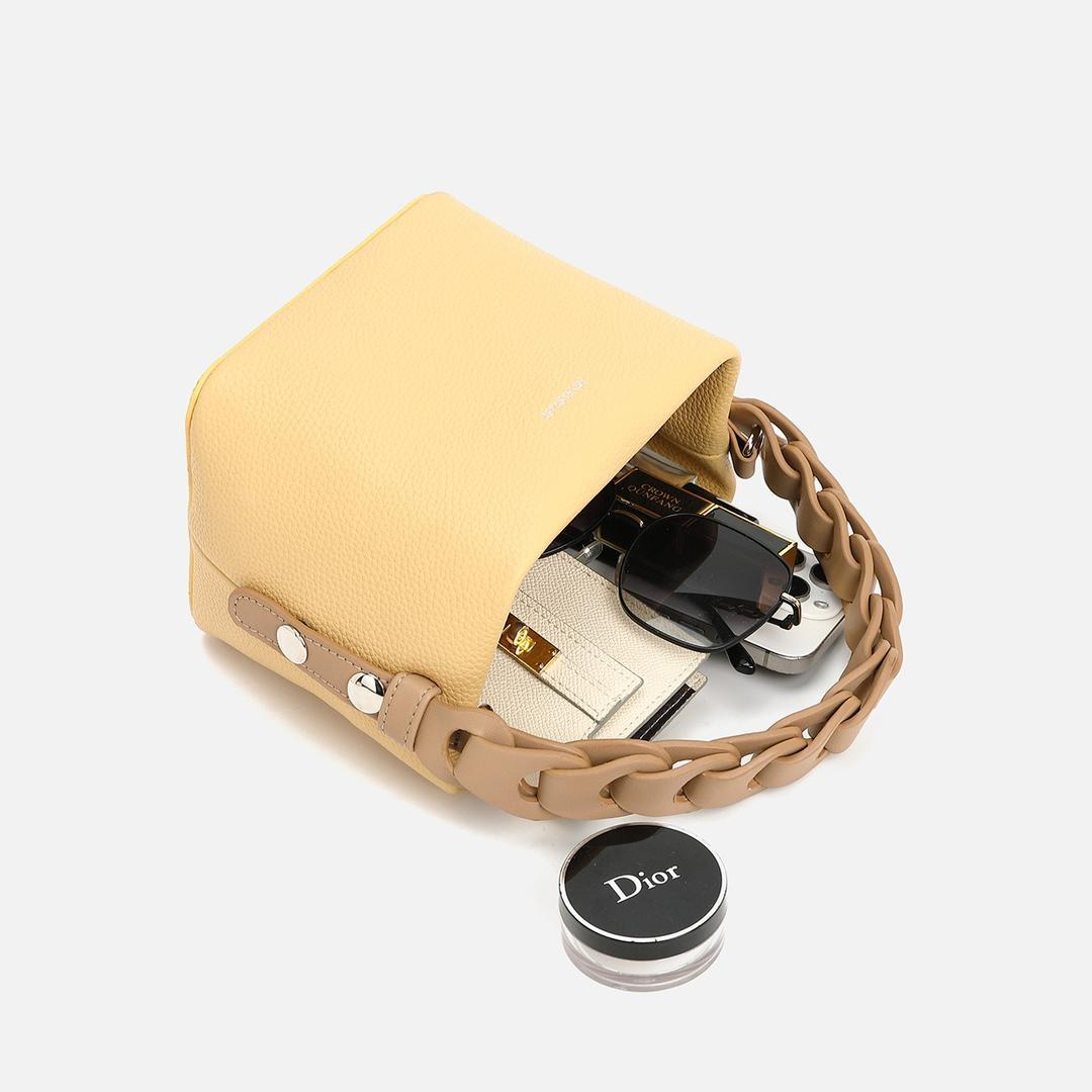 Elara Braided Bucket Bag