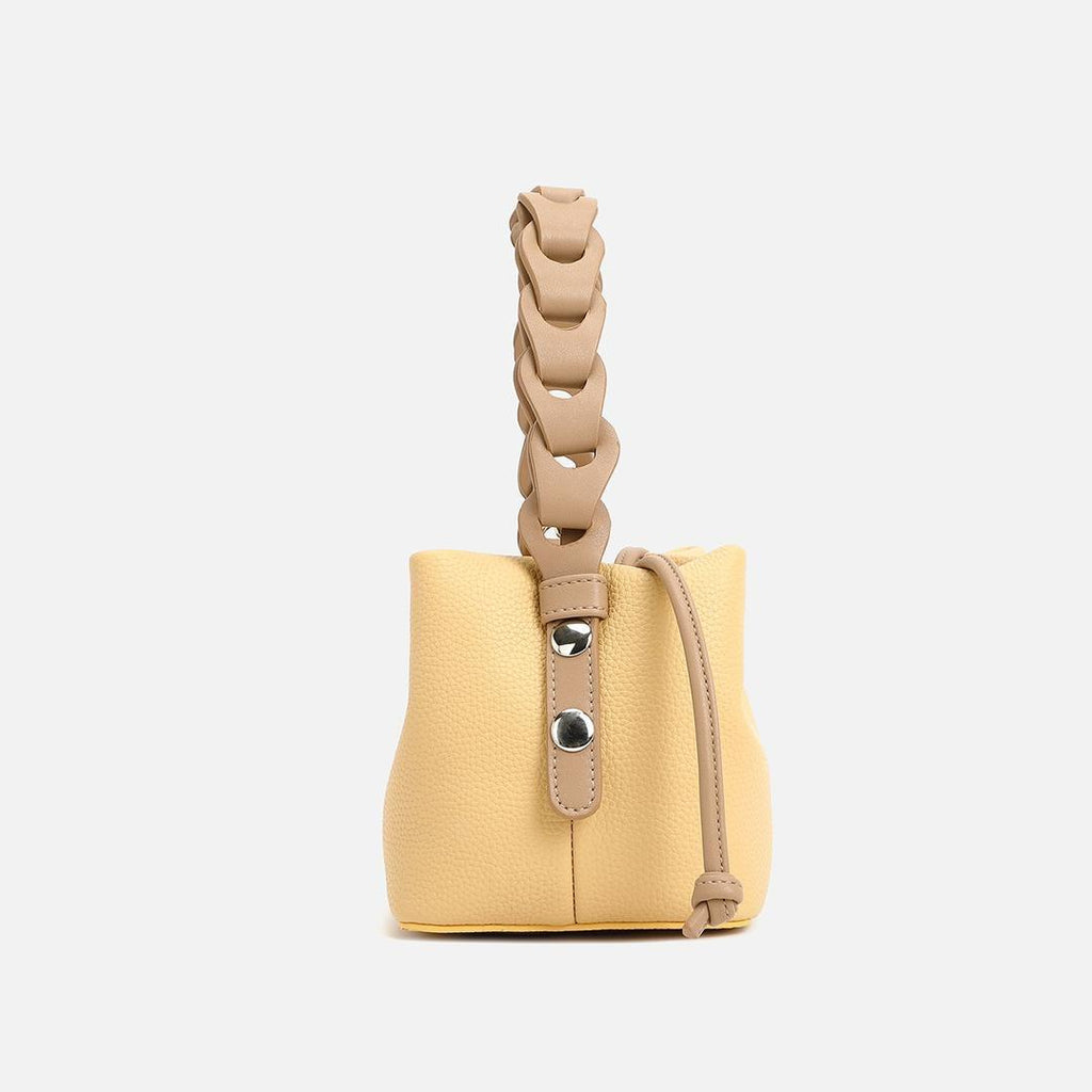 Elara Braided Bucket Bag