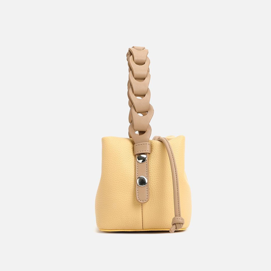 Elara Braided Bucket Bag