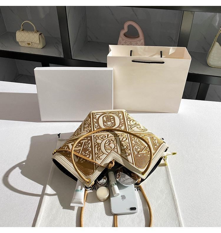 Diamond Mosaic-Luxe Tote Bag