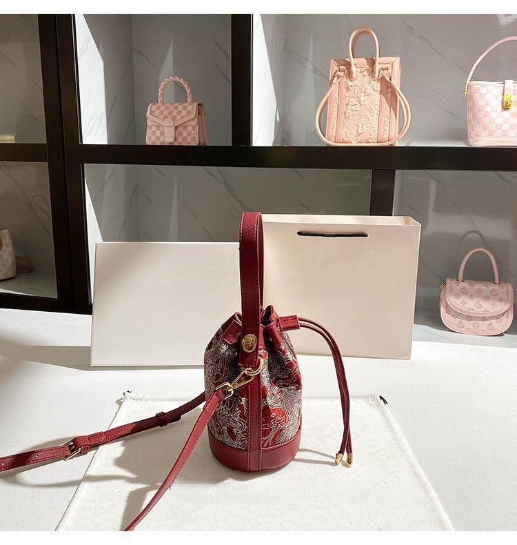 Crimson Epos Bucket Bag