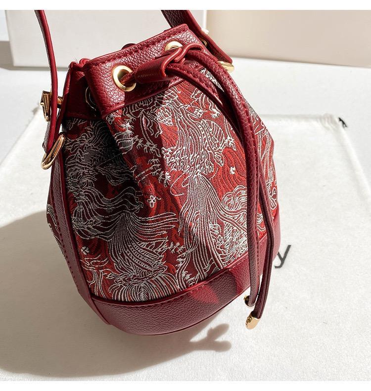 Crimson Epos Bucket Bag