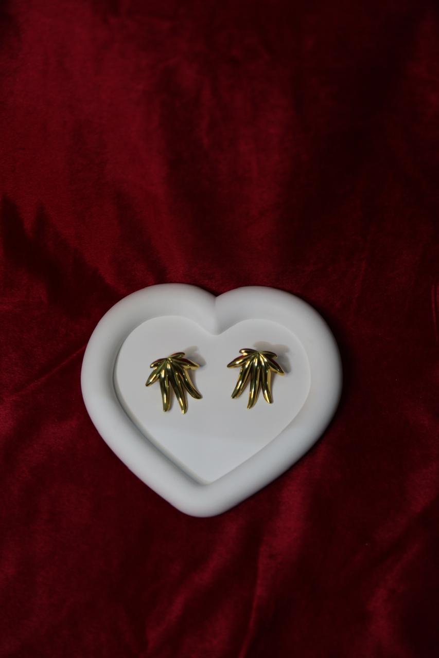 The Palma Leaf Studs