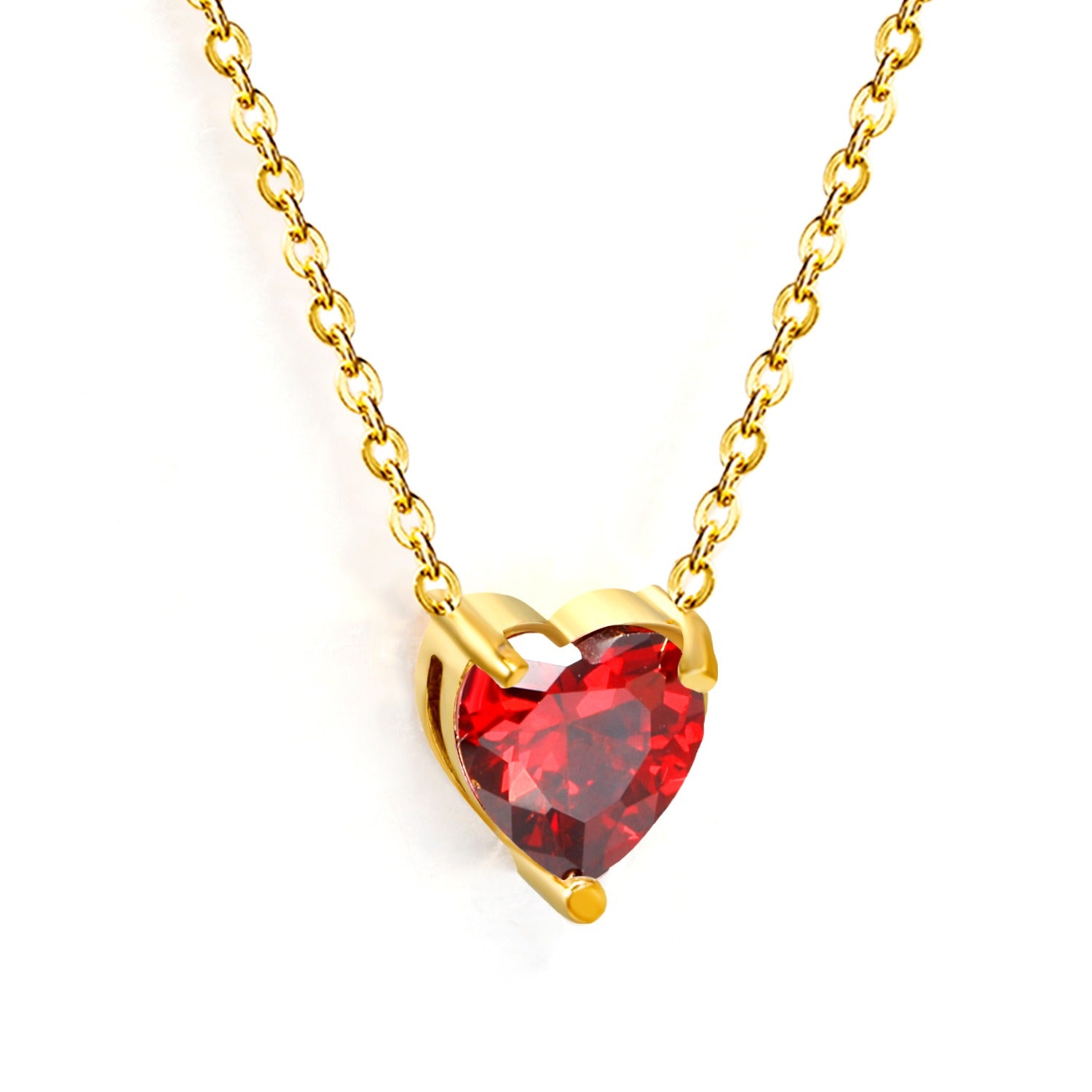 The Amour Heart Necklace| 18K Gold Plated