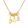 The Marée Charm Necklace | 18K Gold Plated