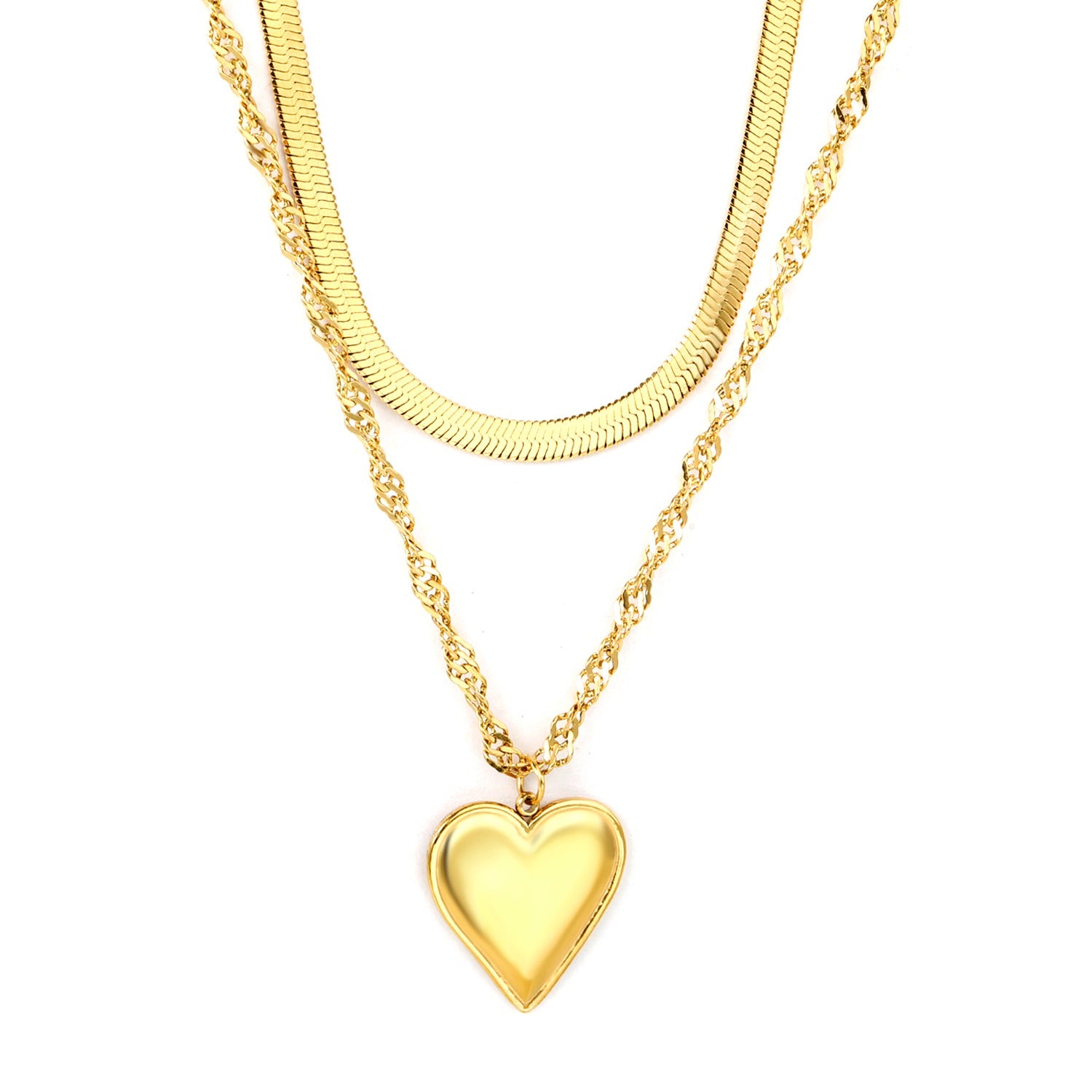 The Eternal Heart Necklace | 18K Gold Plated