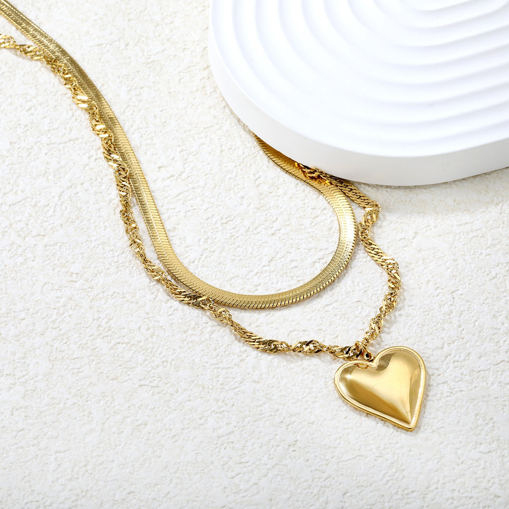 The Eternal Heart Necklace | 18K Gold Plated