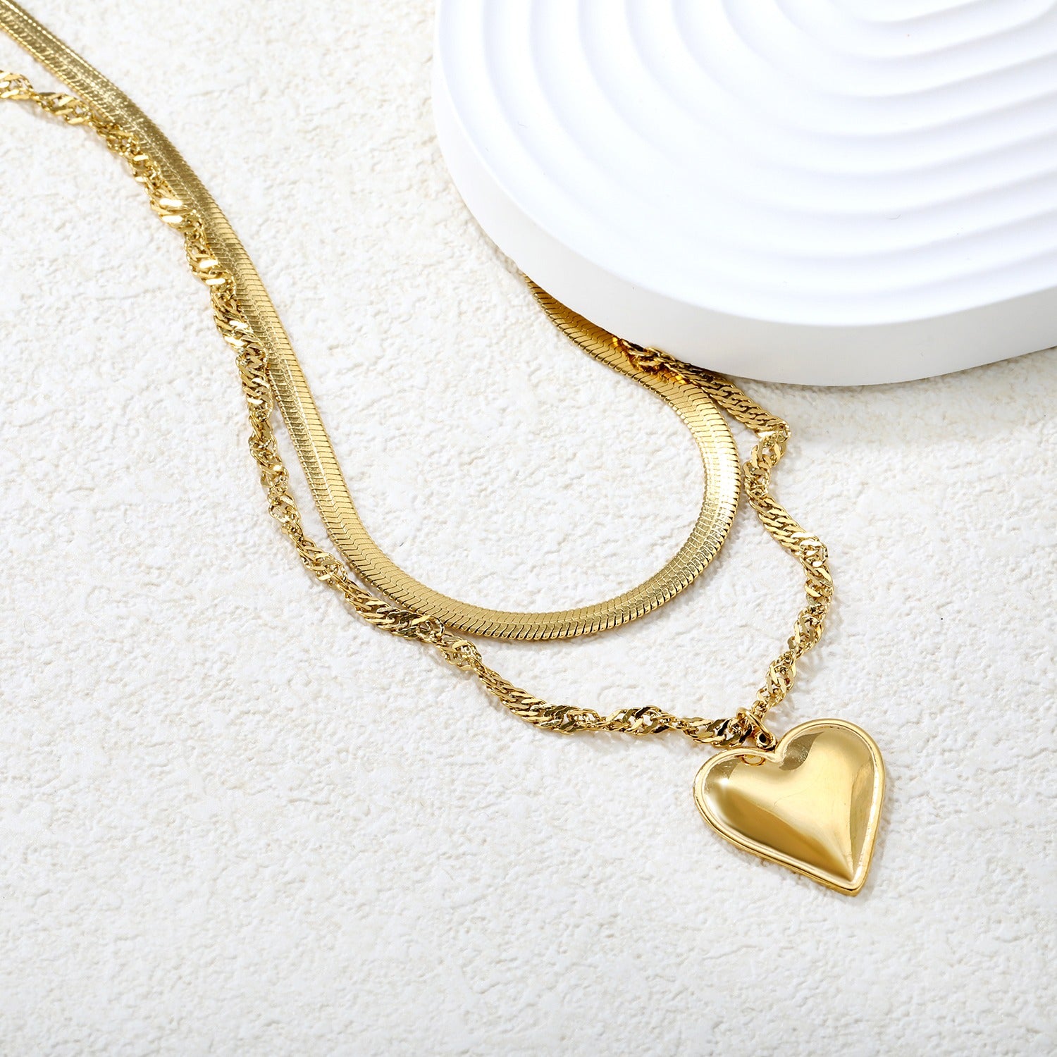 The Eternal Heart Necklace | 18K Gold Plated