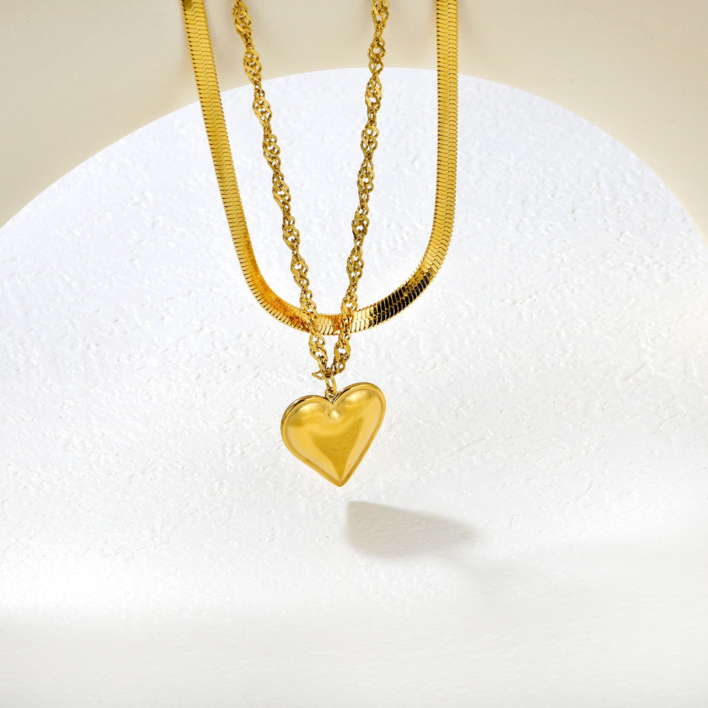 The Eternal Heart Necklace | 18K Gold Plated