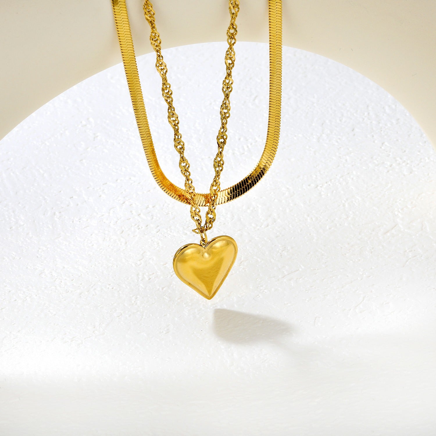 The Eternal Heart Necklace | 18K Gold Plated
