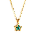 The Emerald Star Necklace | 18K Gold Plated