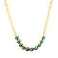 The Esme Emerald Necklace | 18K Gold Plated