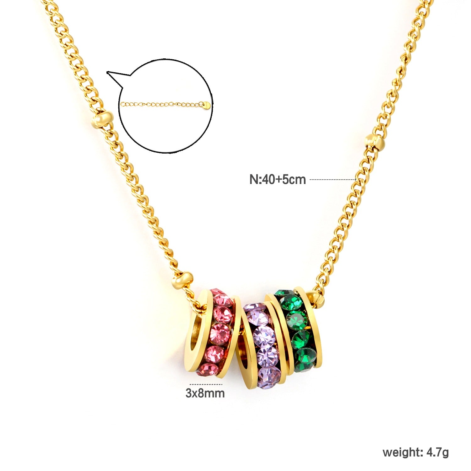 The Aurora Clover Necklace | 18K Gold Plated