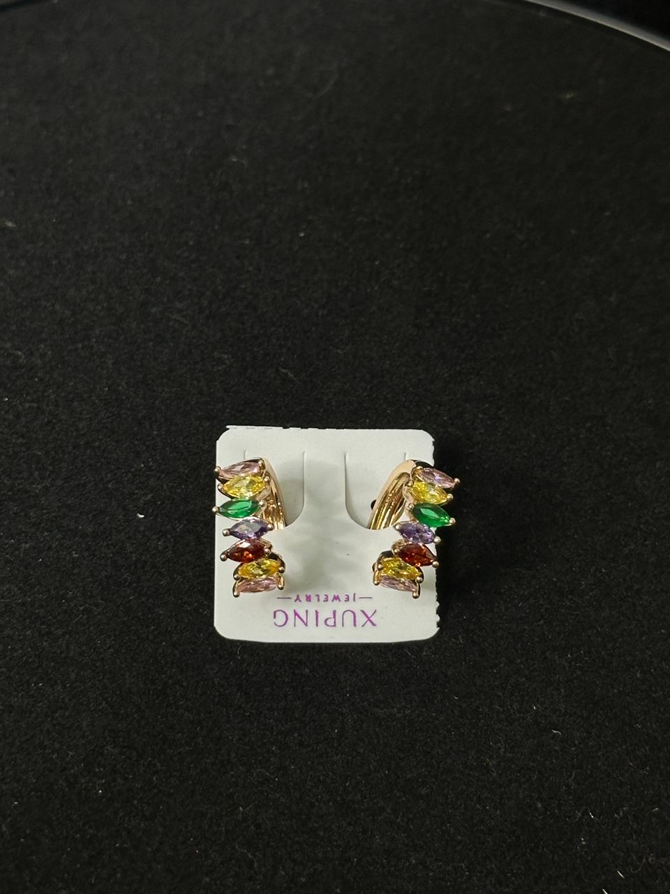 Gold-Plated Stainless Steel Earrings